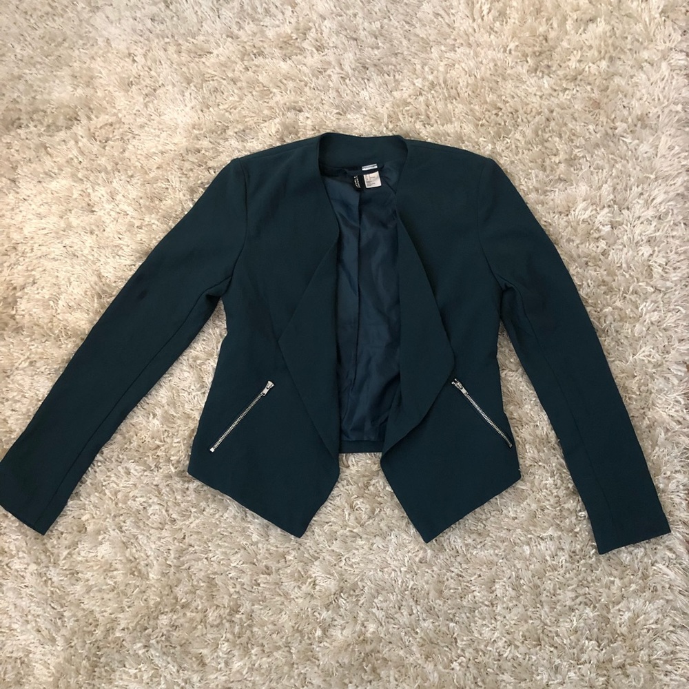 Divided Green Blazer